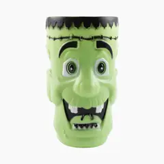 CASA JOVEN - Vaso Plástico Cara Espeluznante Frank Halloween