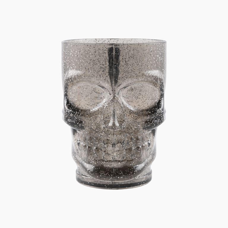 Taza Mug Calavera Fancy Glitter Halloween 510 mL