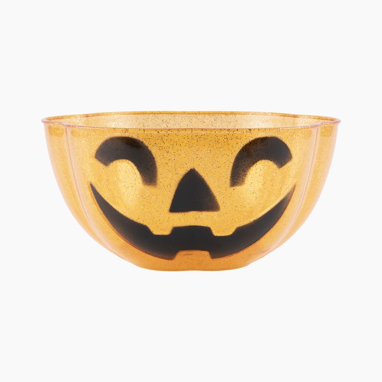 Bowl Calabaza Fancy Glitter Halloween 27 Cm