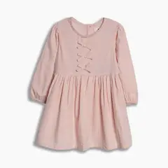 REDWOOD - Vestido Lazos Manga Larga Bebé Niña Redwood