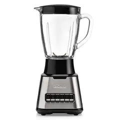 THOMAS - Licuadora Thomas Th-410V 600W 4Cuchillas Inox 6V Plata 1.5Lt