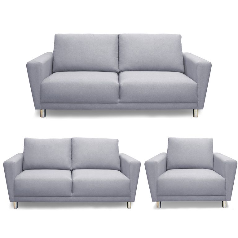 JUEGO DE SALA 321 CORDOBA GRIS