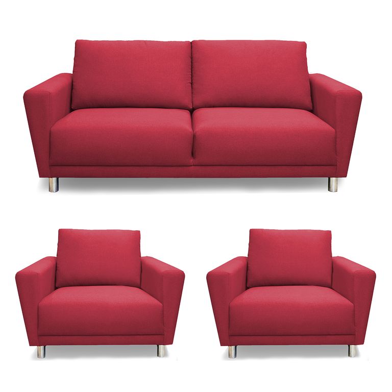 JUEGO DE SALA 311 CORDOBA ROJO