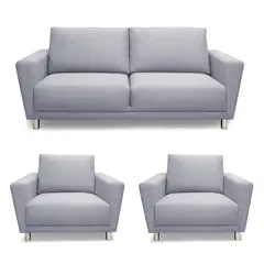 CASABELLA - JUEGO DE SALA 311 CORDOBA GRIS