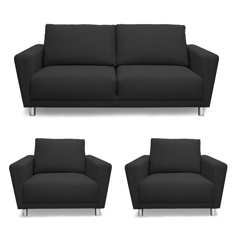 JUEGO DE SALA 311 CORDOBA NEGRO