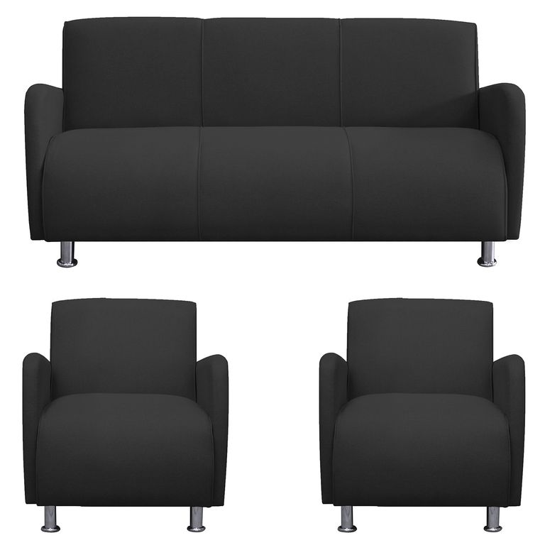 JUEGO DE SALA 311 NAVIA NEGRO