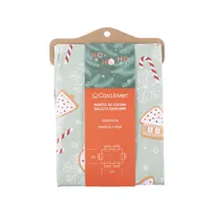 CASA JOVEN - Mantel de Cocina Galleta de Jengibre Navidad