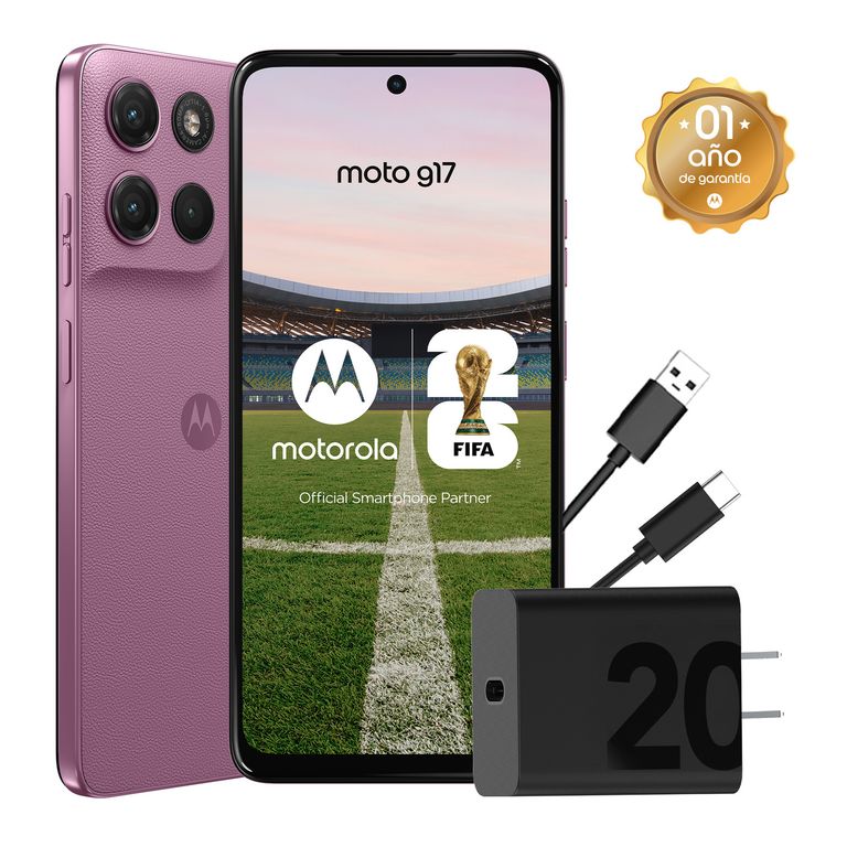 Smartphones Motorola G17 4+128 Rosa