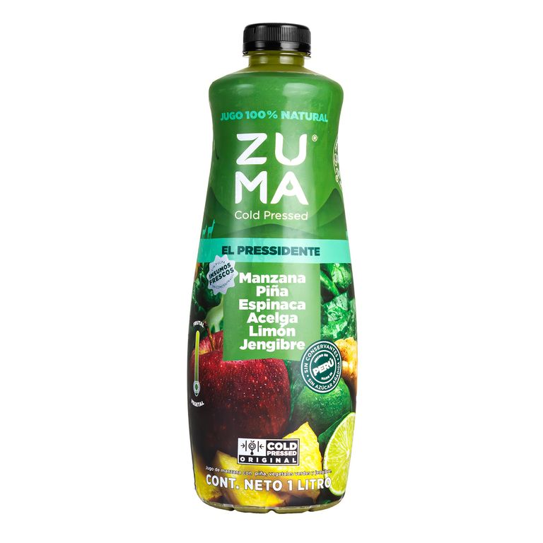 Jugo Cold Pressed Zuma El Pressidente Botella 1 L