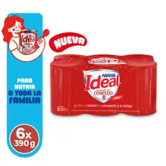 IDEAL - Mezcla Láctea Ideal Complejo B Sixpack Lata 390 g
