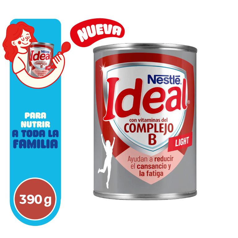 Mezcla Láctea Ideal Complejo B Lata 390 g