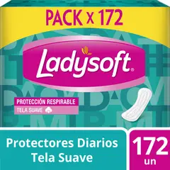 LADYSOFT - Protector Diario Ladysoft Clásico Empaque 172 Und