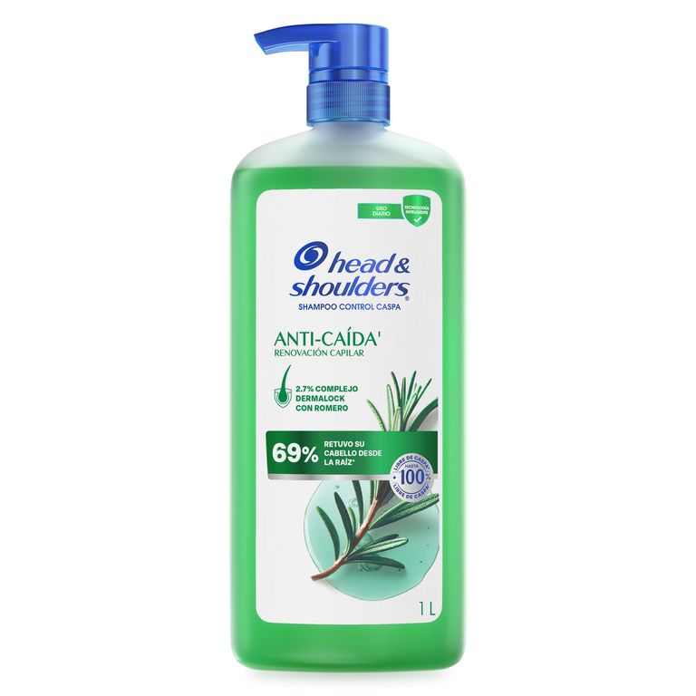 Shampoo Head & Shoulders Romero Anticaída Botella 1 L