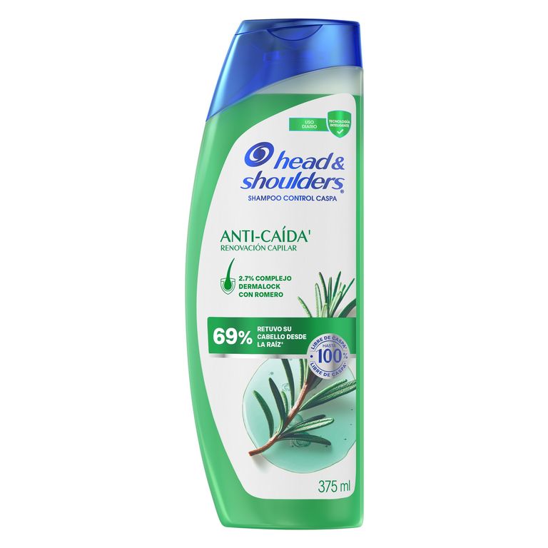 Shampoo Head & Shoulders Romero Anticaída Botella 375 mL