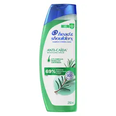 HEAD & SHOULDERS - Shampoo Head & Shoulders Romero Anticaída Botella 250 mL