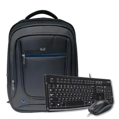 LOGITECH - Kit Mochila + Mouse + Teclado Logitech