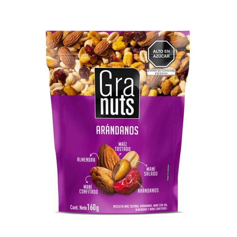 Granuts Mezcla de Arándanos Bolsa 160 g