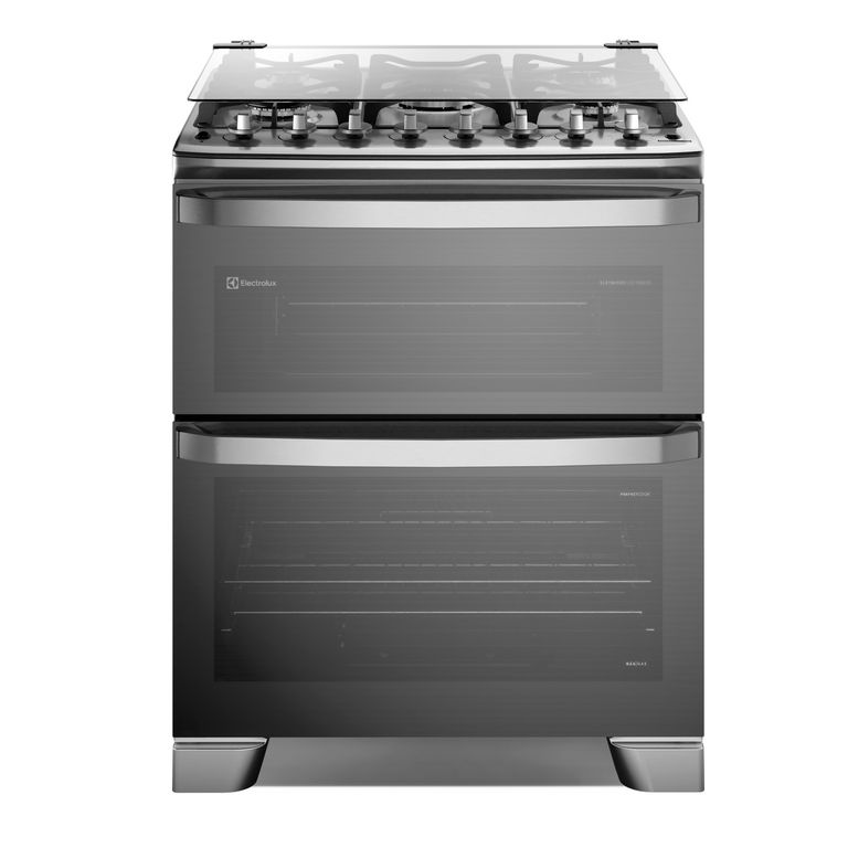 COCINA DOBLE HORNO GAS 5 HORNILLAS 76CM