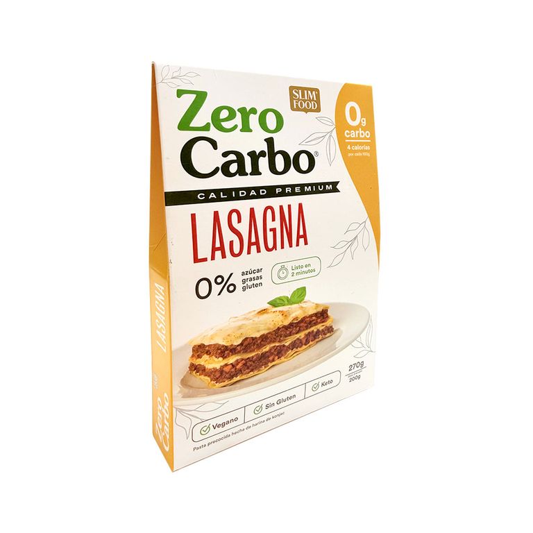 Lasaña Konjac Zerocarbo Caja 270 g