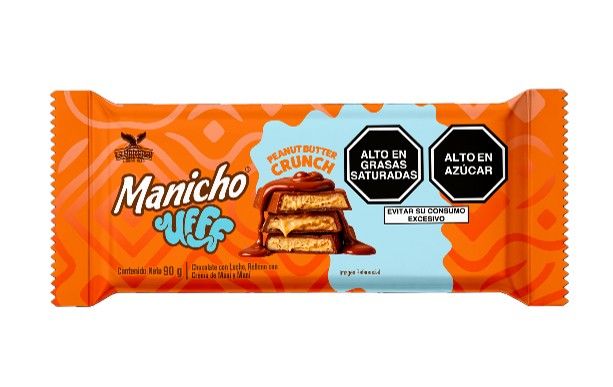 Chocolate Manicho Ufff Peanut Butter Crunch Empaque 90 g