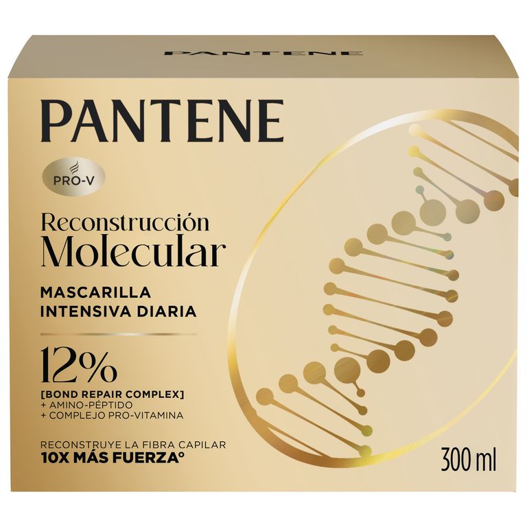 Mascarilla Intensiva Pantene Reconstrucción Molecular Empaque 300 mL