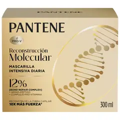 PANTENE - Mascarilla Intensiva Pantene Reconstrucción Molecular Empaque 300 mL
