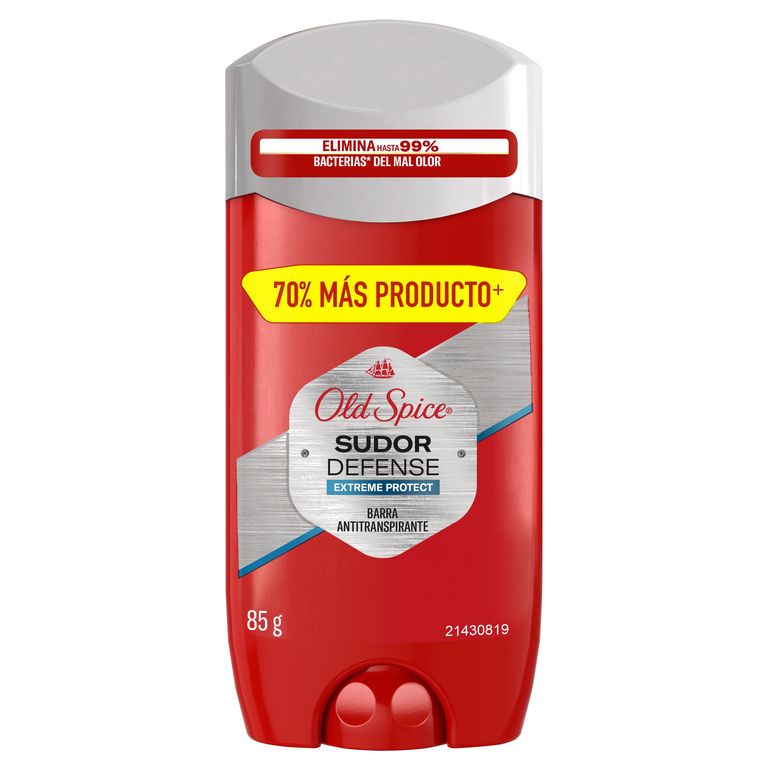 Antitranspirante en Barra Old Spice Sudor Defense Protección Extrema Envase 85 g