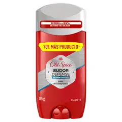 OLD SPICE - Antitranspirante en Barra Old Spice Sudor Defense Protección Extrema Envase 85 g