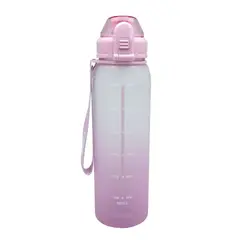 KEEP - Botella Medidas Keep Rubber Rosado 1L
