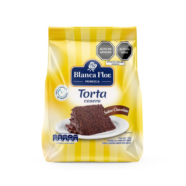 Premezcla Blanca Flor Torta Sabor Chocolate Bolsa 750 g