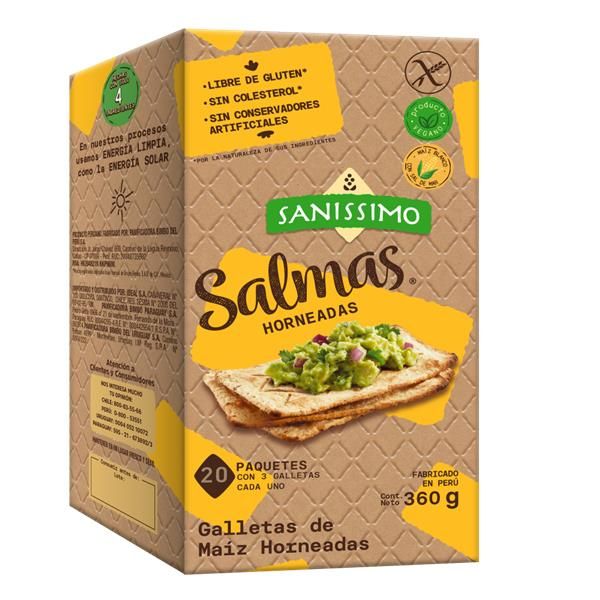 Salmas Horneadas Sanissimo Caja 360 g