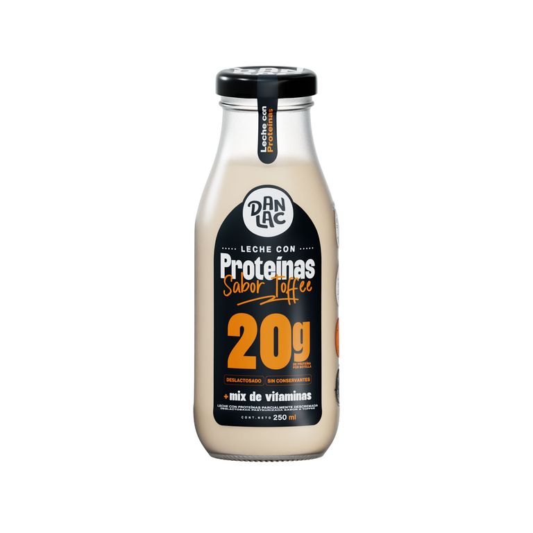 Leche con Proteínas Danlac Toffee Botella 250 mL
