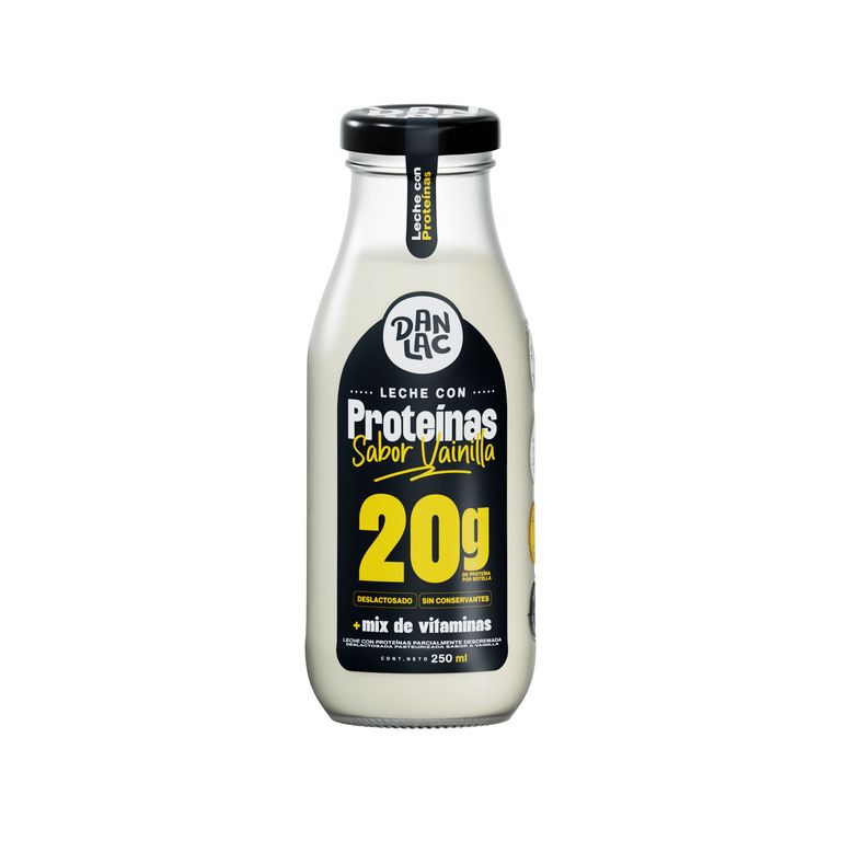 Leche con Proteínas Danlac Vainilla Botella 250 mL