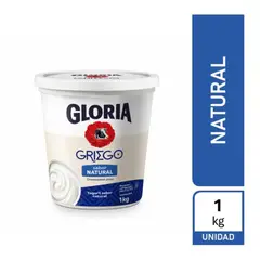 GLORIA - Yogurt Griego Gloria Natural Pote 1 Kg