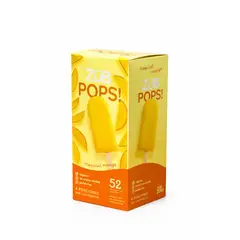 ZUB ZERO - Paleta Helada ZubPops Tropical Mango ZubZero Caja 4 Und