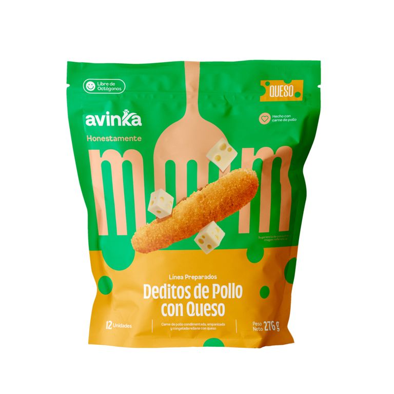 Deditos de Pollo con Queso Avinka Doypack 276 g
