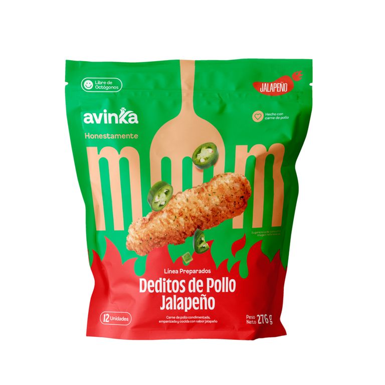 Deditos de Pollo con Jalapeño Avinka Doypack 276 g