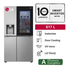 LG - Refrigeradora Side by Side LG 617L IV