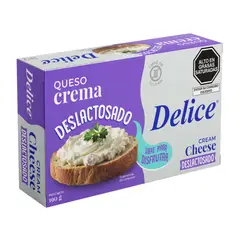 DELICE - Queso Crema Sin Lactosa Delice Caja 190 g