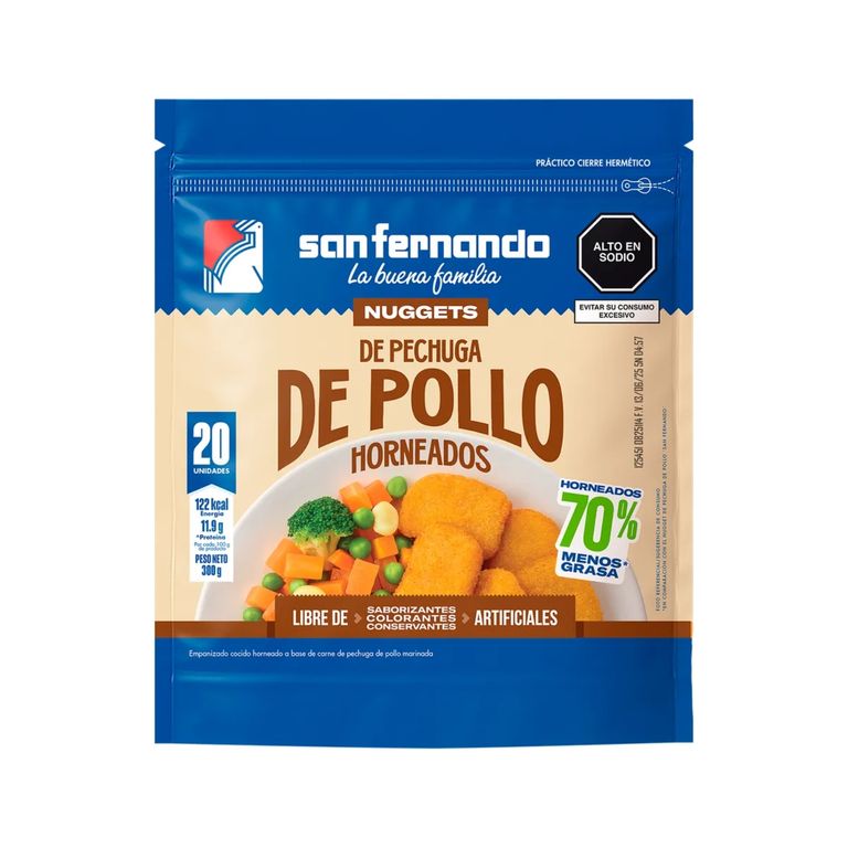 Nuggets Horneados San Fernando Bolsa 300 g