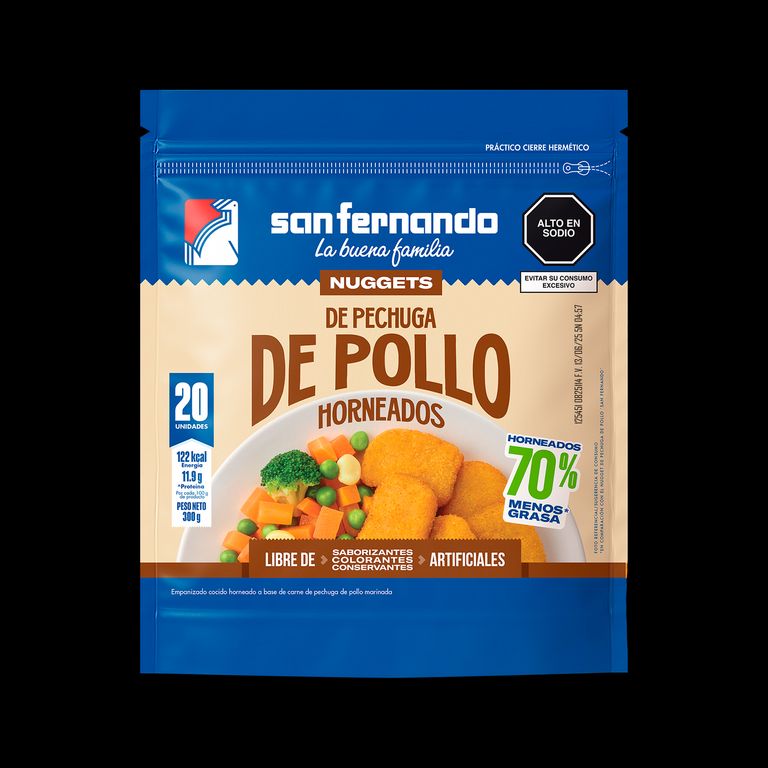 Nuggets Horneados San Fernando Bolsa 300 g