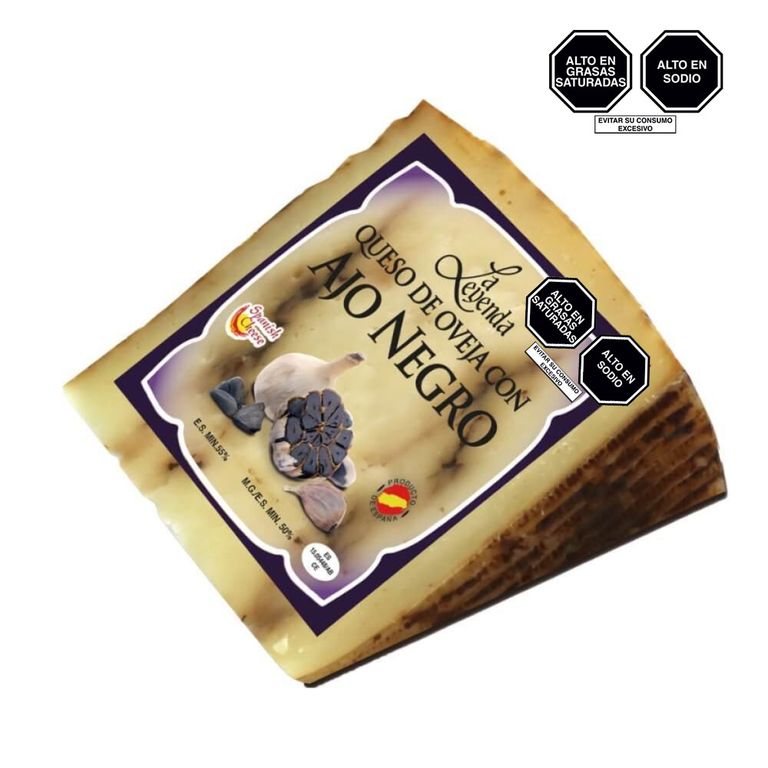 Queso de Oveja con Ajo Negro La Leyenda Empaque 150 g