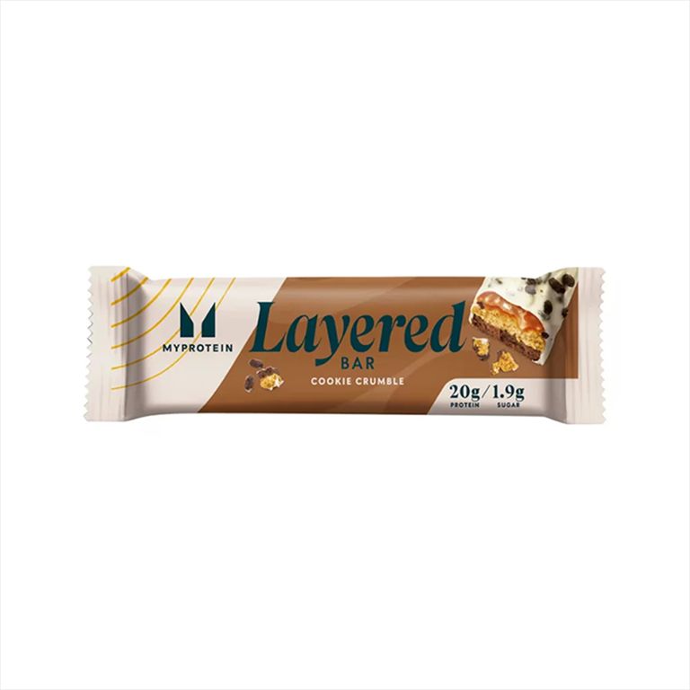Barra Proteica Layered MyProtein Cookie Empaque 20 g