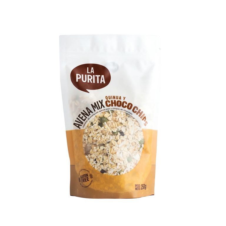Avena Mix Quinua y Chocochips La Purita Doypack 250 g