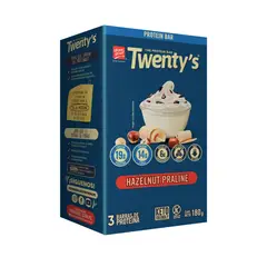 TWENTYS - Barras de Proteína Twentys Hazelnut Praline Caja 3 Und