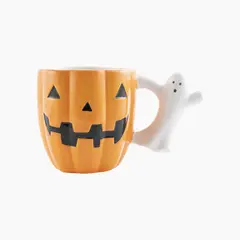 undefined - Taza Mug Fantasmita y Calabaza Halloween 360 mL