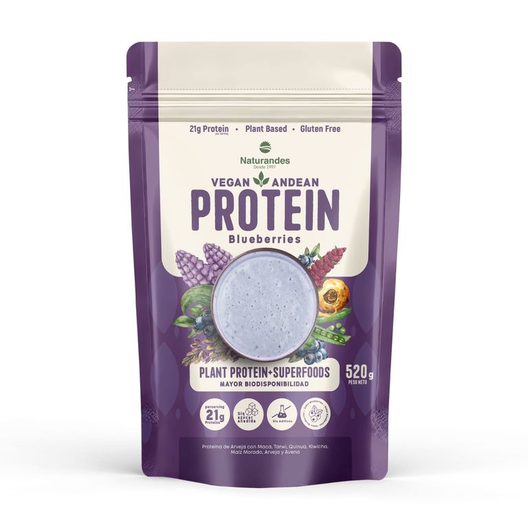 Proteína Vegana Andean Blueberry Doypack 520 g