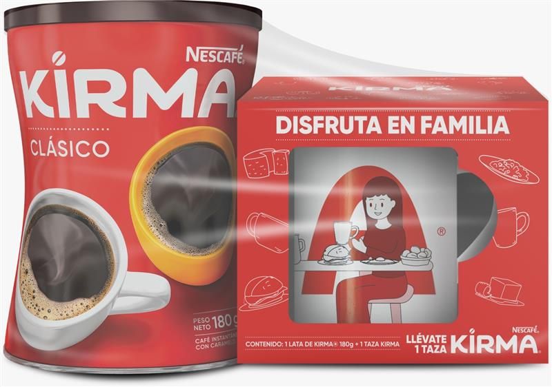 Pack Kirma Clásico Envase 180 g + Taza