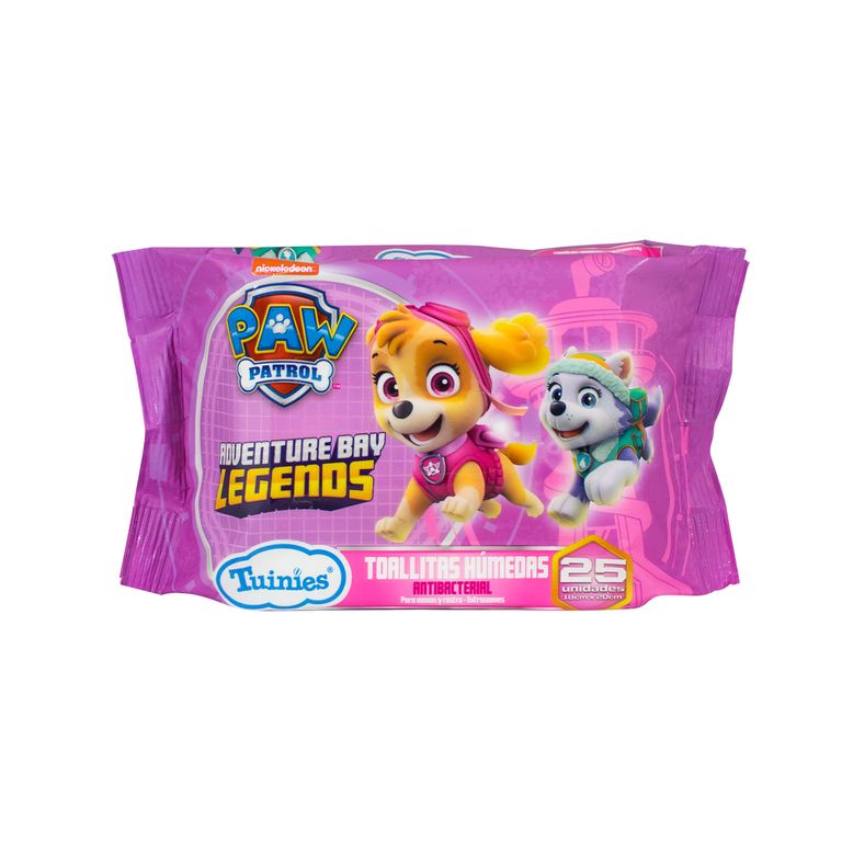 Toallitas Húmedas Paw Patrol Empaque 25 Und