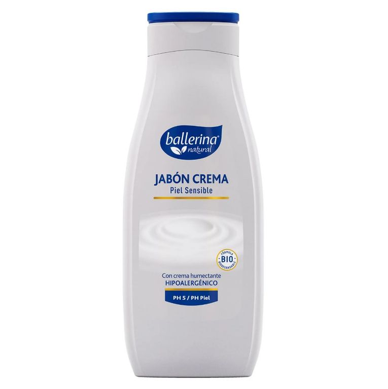 Jabón en Crema Ballerina Piel Sensible Botella 800 mL